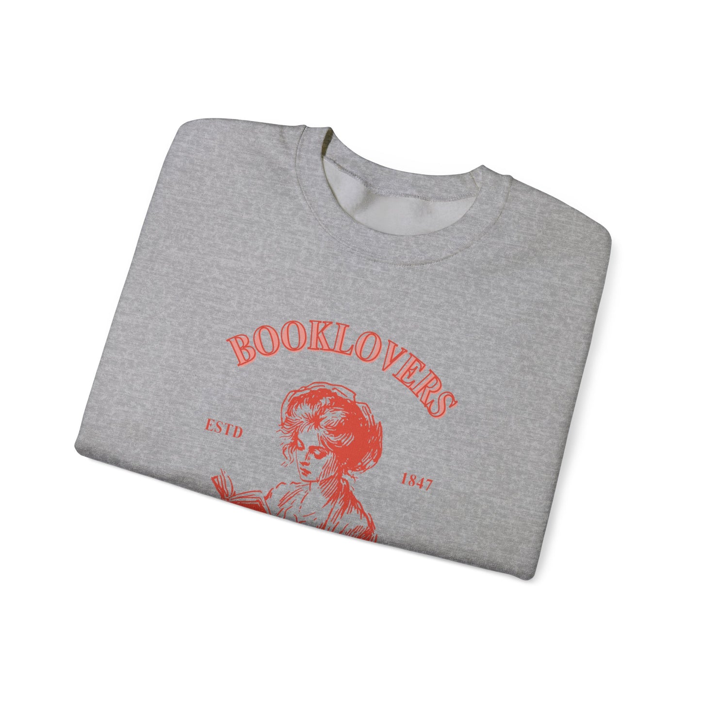 Book Lovers Crewneck Sweatshirt, Cozy Literary Sweatshirt, Gift for Bookworms, Perfect for Reading Groups, Home Lounging