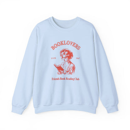Cozy Bookworm Crewneck Sweatshirt