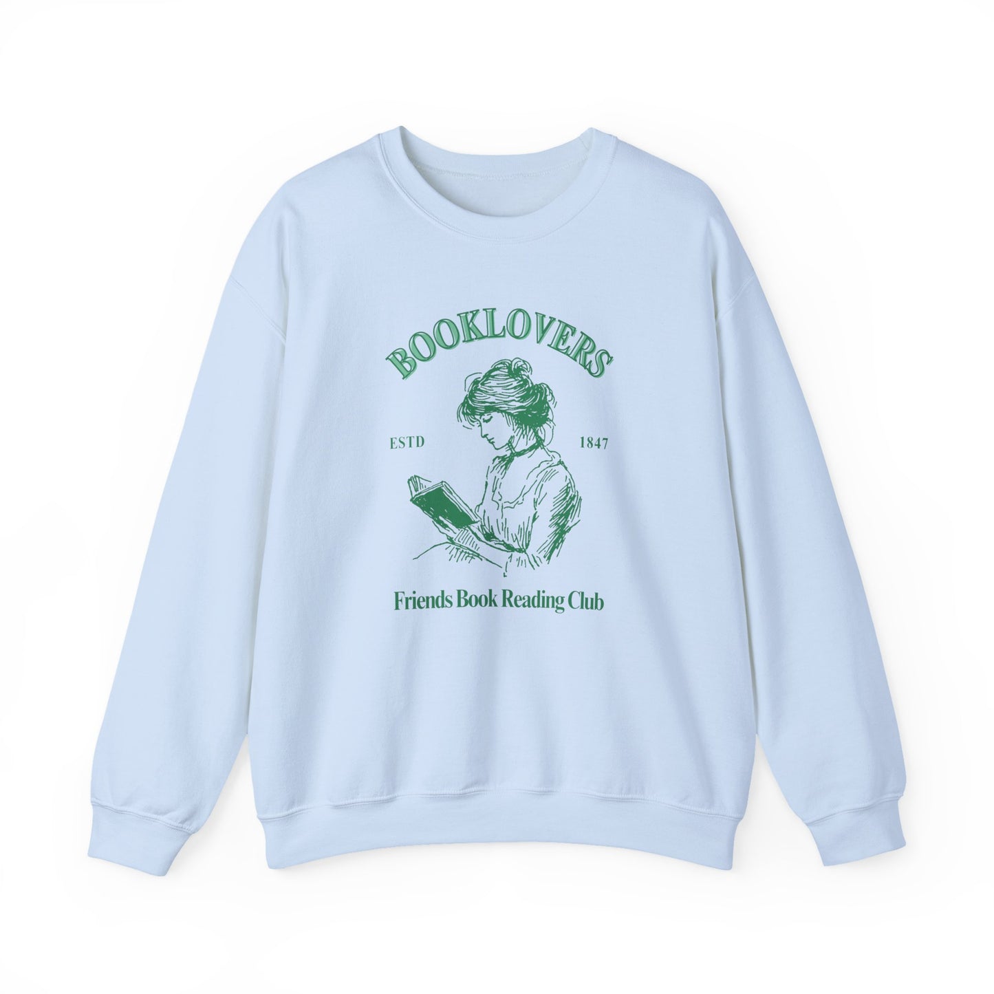 Book Lovers Crewneck Sweatshirt, Cozy Reading Apparel, Gift for Bookworms, Library Club Sweatshirt, Literary Fashion for Friends