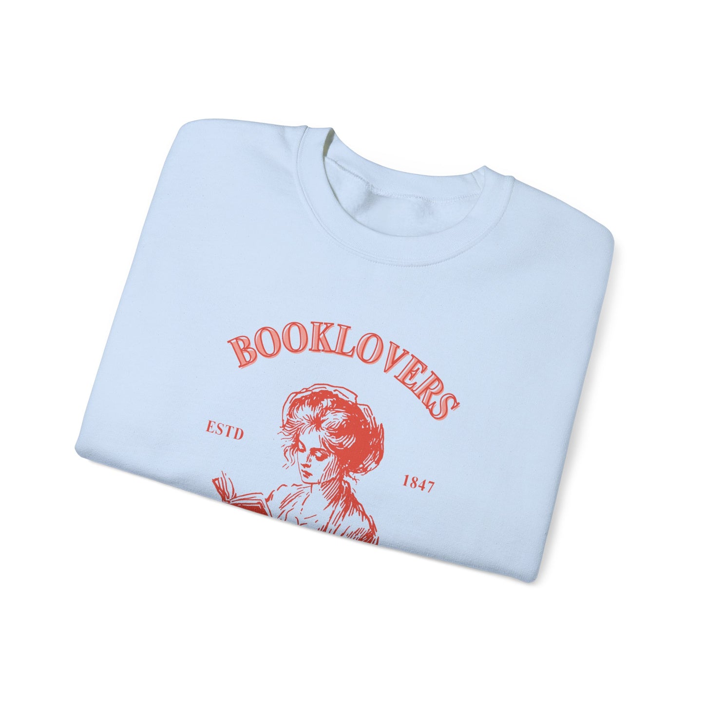 Book Lovers Crewneck Sweatshirt, Cozy Literary Sweatshirt, Gift for Bookworms, Perfect for Reading Groups, Home Lounging