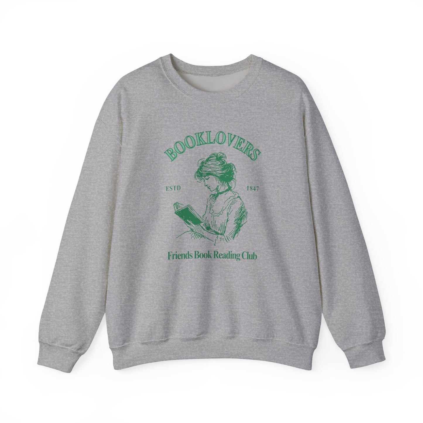 Book Lovers Crewneck Sweatshirt, Cozy Reading Apparel, Gift for Bookworms, Library Club Sweatshirt, Literary Fashion for Friends