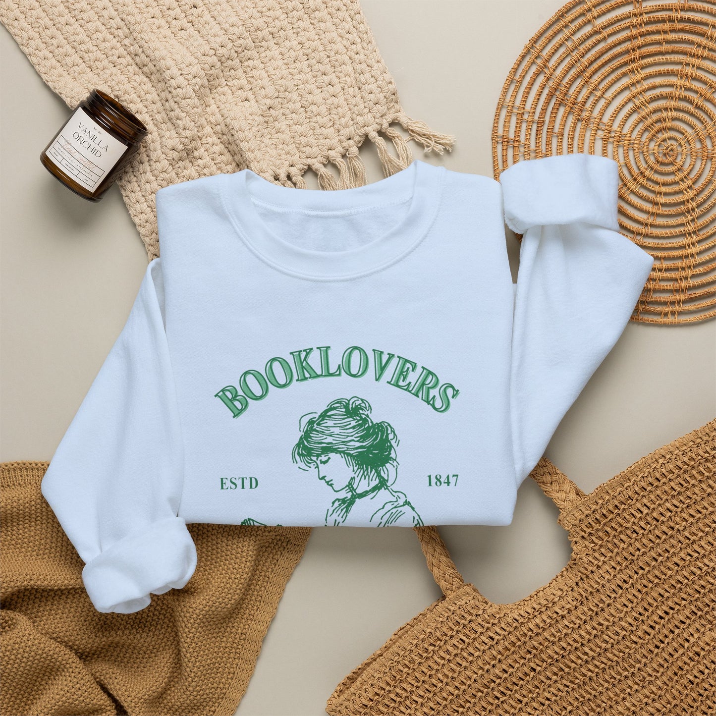 Book Lovers Crewneck Sweatshirt, Cozy Reading Apparel, Gift for Bookworms, Library Club Sweatshirt, Literary Fashion for Friends