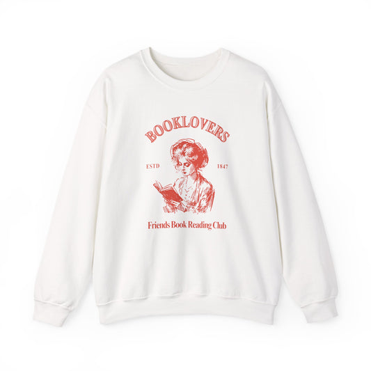 Cozy Bookworm Crewneck Sweatshirt