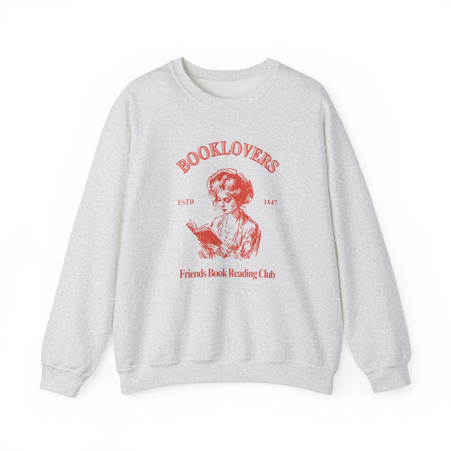 Book Lovers Crewneck Sweatshirt, Cozy Literary Sweatshirt, Gift for Bookworms, Perfect for Reading Groups, Home Lounging