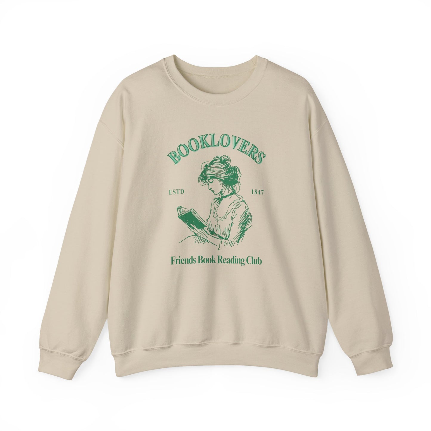 Book Lovers Crewneck Sweatshirt, Cozy Reading Apparel, Gift for Bookworms, Library Club Sweatshirt, Literary Fashion for Friends
