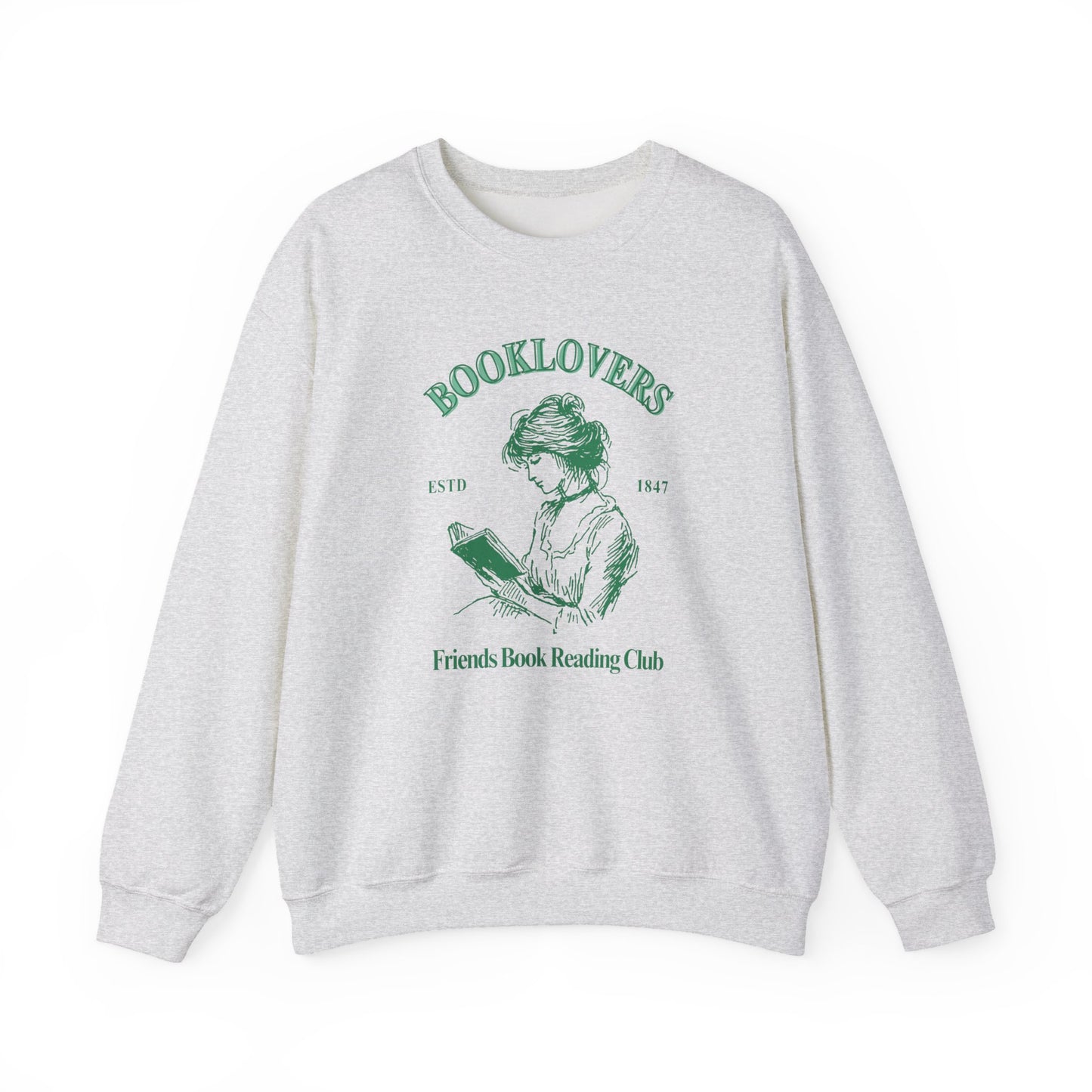 Book Lovers Crewneck Sweatshirt, Cozy Reading Apparel, Gift for Bookworms, Library Club Sweatshirt, Literary Fashion for Friends