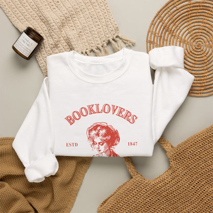 Cozy Bookworm Crewneck Sweatshirt